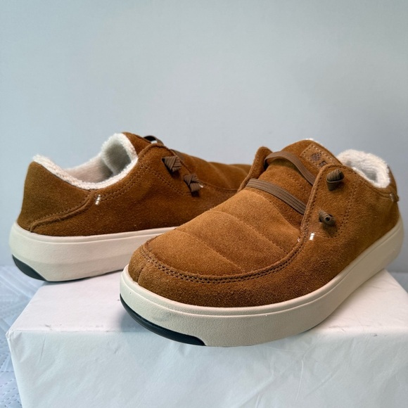 Stio Colter Low Slip On Suede Shoes Wool Blend lining Size 8 - Picture 8 of 11